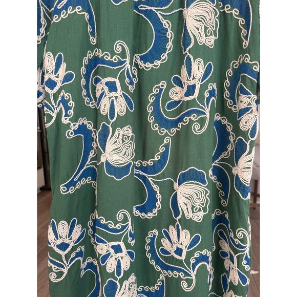 Never A Wallflower Square Neck Maxi Dress in Crewel Work New With Tags XXL - Picture 6 of 11